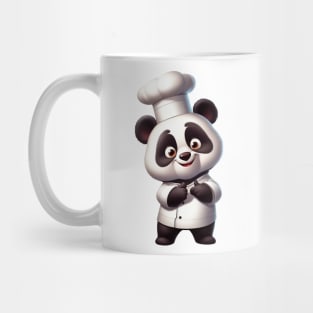 Panda cook illustration Mug